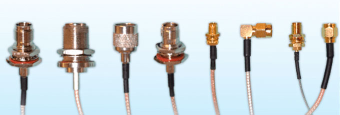 Conectores coaxiales RF más comunes