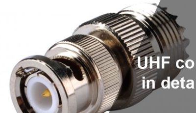 UHF connector in detail